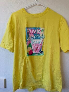 Zara Mens Lemonade Graphic Tee - Yellow